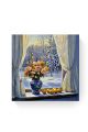 Алмазная мозаика на подрамнике «Букет роз» 30x30 см