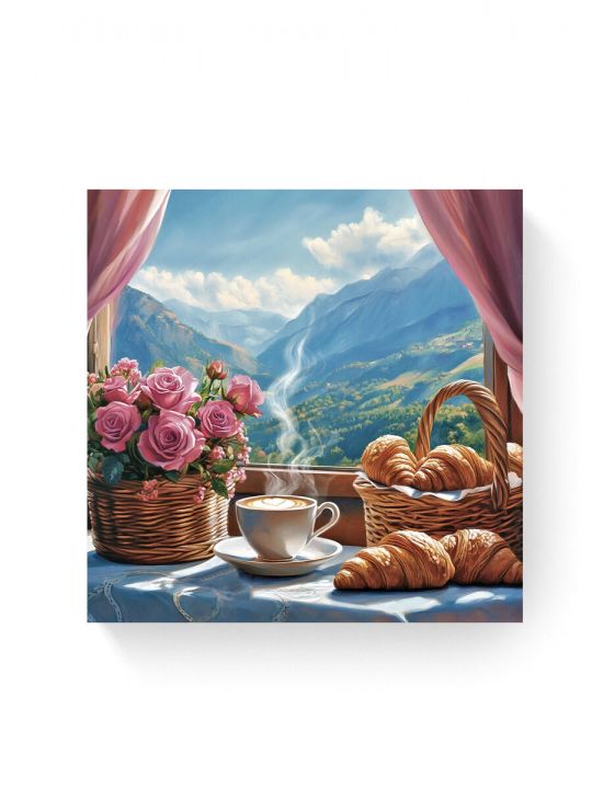 Алмазная мозаика на подрамнике «Аромат гор» 30x30 см