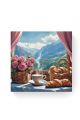 Алмазная мозаика на подрамнике «Аромат гор» 30x30 см