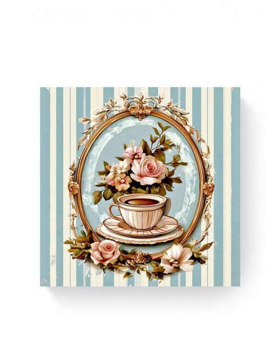 Алмазная мозаика на подрамнике «Аромат кофе» 30x30 см