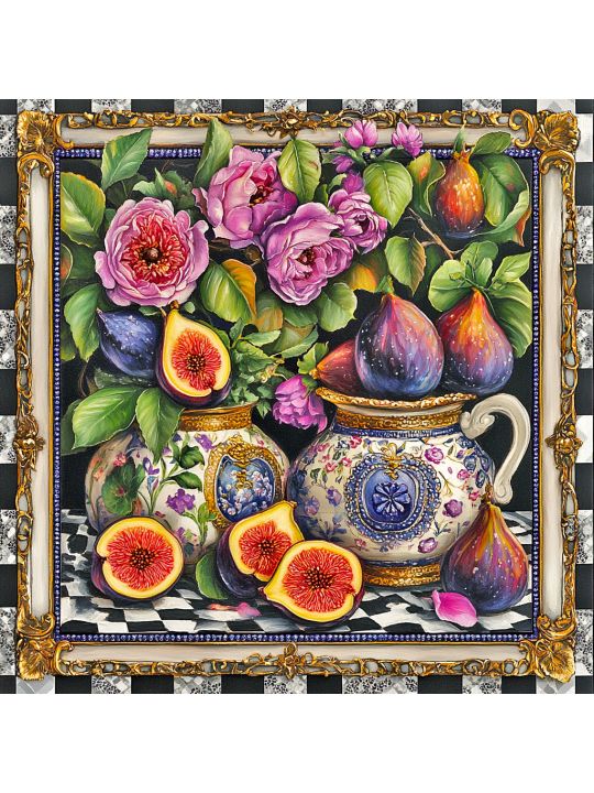 Алмазная мозаика без подрамника «Натюрморт» 30x30 см