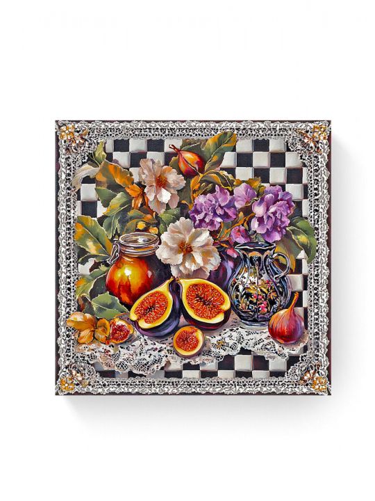 Алмазная мозаика на подрамнике «Натюрморт» 30x30 см