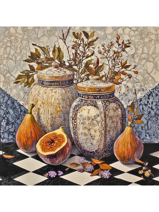 Алмазная мозаика без подрамника «Натюрморт» 40x40 см