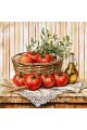 Алмазная мозаика на подрамнике «Помидорки» 40x40 см