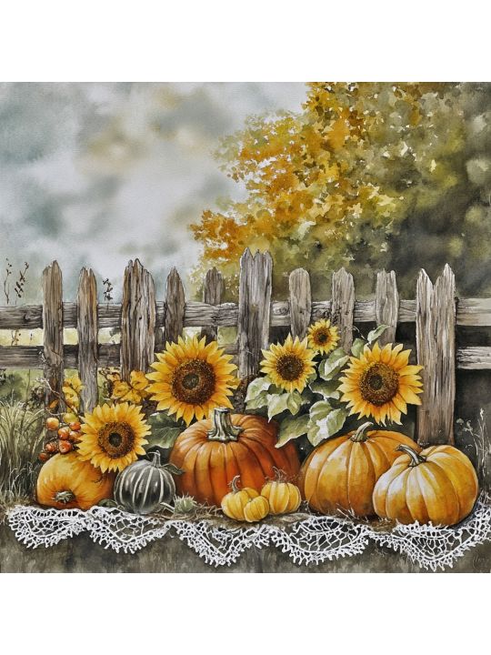 Алмазная мозаика без подрамника «Натюрморт» 30x30 см