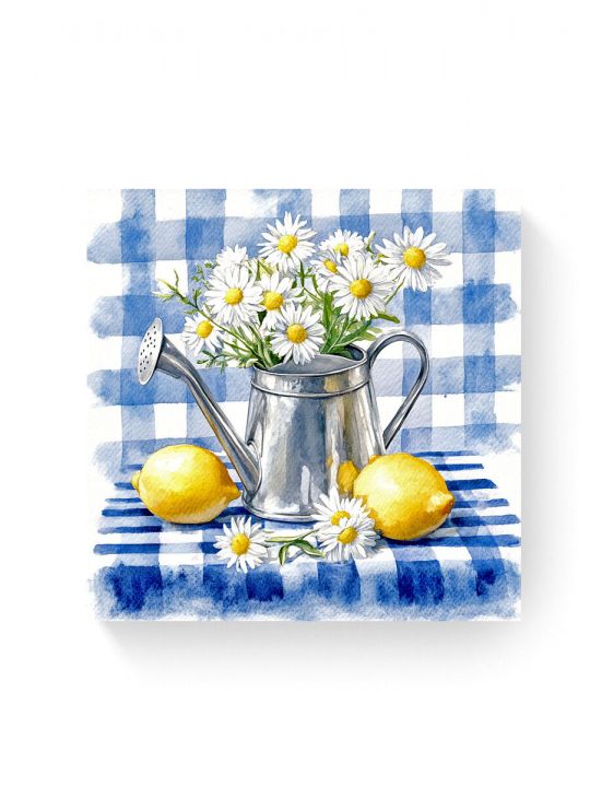 Алмазная мозаика на подрамнике «Ромашки» 70x70 см