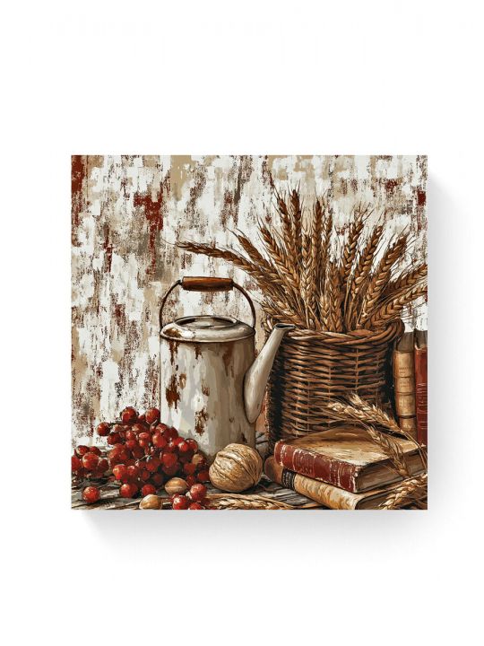 Алмазная мозаика на подрамнике «Натюрморт» 40x40 см