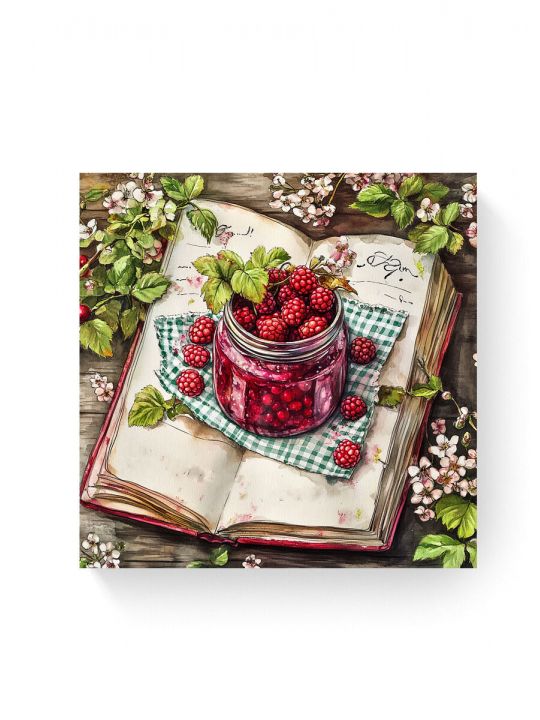 Алмазная мозаика на подрамнике «Малиновый рай» 40x40 см