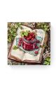 Алмазная мозаика на подрамнике «Малиновый рай» 40x40 см