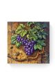 Алмазная мозаика на подрамнике «Виноград» 40x40 см
