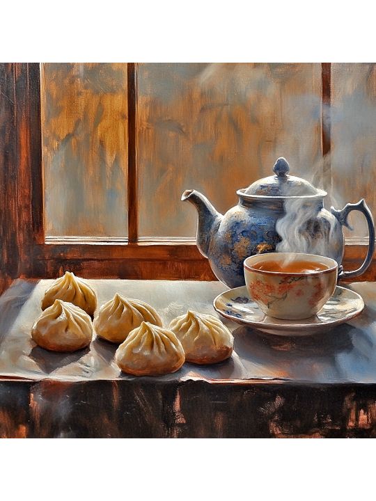 Алмазная мозаика без подрамника «Церемония» 40x40 см