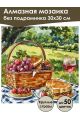 Алмазная мозаика без подрамника «Пикник» 30x30 см