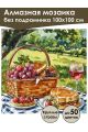 Алмазная мозаика без подрамника «Пикник» 100x100 см