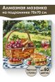 Алмазная мозаика на подрамнике «Пикник» 70x70 см