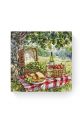 Алмазная мозаика на подрамнике «Пикник» 30x30 см