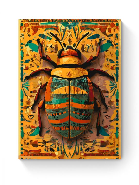 Картина по номерам на подрамнике «Жук скарабей» 70x50 см