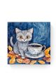 Алмазная мозаика на подрамнике «Кисуля» 30x30 см
