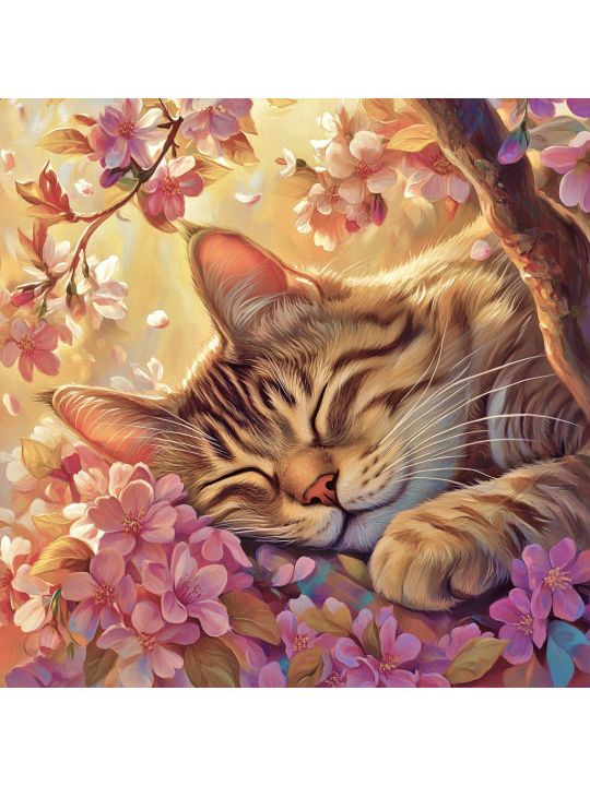 Алмазная мозаика без подрамника «Милый сон» 100x100 см