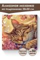 Алмазная мозаика на подрамнике «Милый сон» 30x30 см