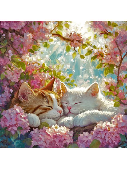 Алмазная мозаика без подрамника «Милый сон» 40x40 см