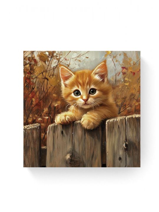 Алмазная мозаика на подрамнике «Гляделки» 40x40 см