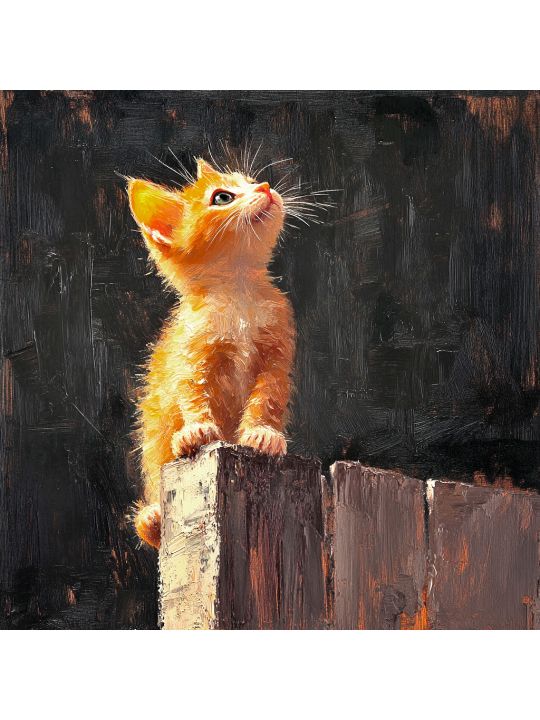 Алмазная мозаика без подрамника «Вверх» 30x30 см