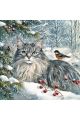 Алмазная мозаика без подрамника «Парочка» 40x40 см