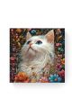 Алмазная мозаика на подрамнике «Мисс кошечка» 30x30 см