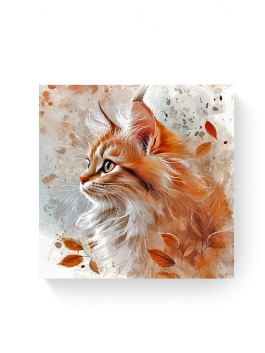 Алмазная мозаика на подрамнике «Мисс кошечка» 50x50 см