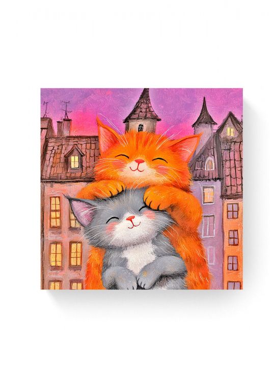 Алмазная мозаика на подрамнике «Мультяшки» 40x40 см