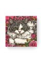 Алмазная мозаика на подрамнике «В цветах» 40x40 см