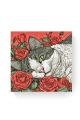 Алмазная мозаика на подрамнике «В цветах» 30x30 см