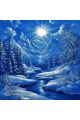 Алмазная мозаика без подрамника «Сияние» 30x30 см