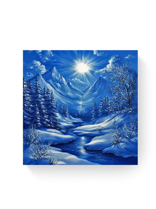 Алмазная мозаика на подрамнике «Сияние» 40x40 см