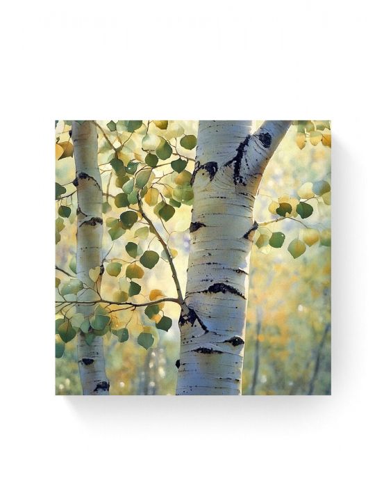 Алмазная мозаика на подрамнике «Берёзка» 40x40 см