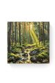 Алмазная мозаика на подрамнике «Лесная река» 40x40 см