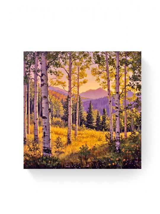 Алмазная мозаика на подрамнике «Закат» 50x50 см
