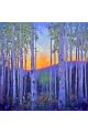 Алмазная мозаика на подрамнике «Закат» 30x30 см