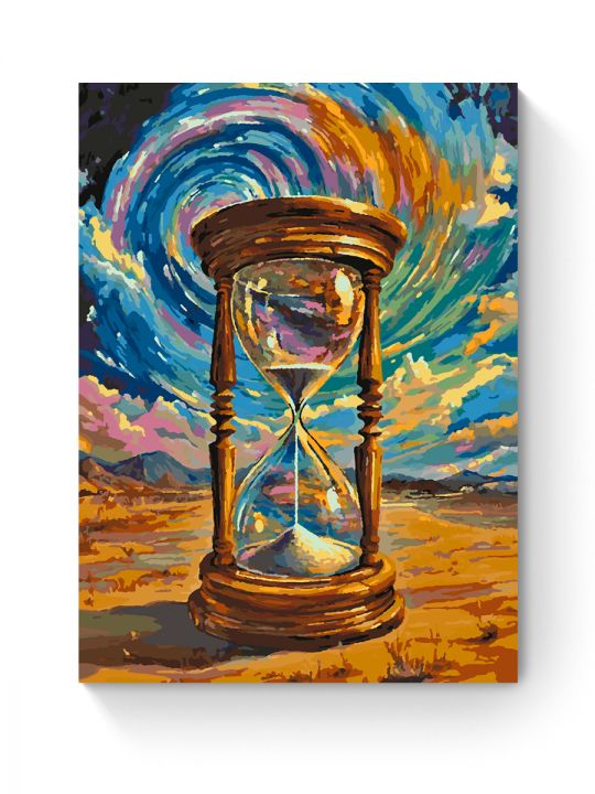 Картина по номерам на подрамнике «Песочные часы» 70x50 см