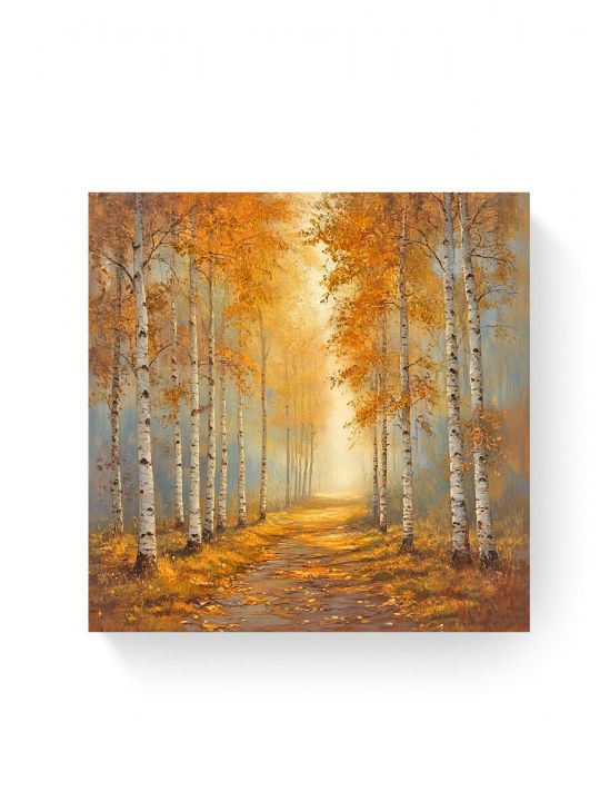 Алмазная мозаика на подрамнике «Аллея света» 40x40 см