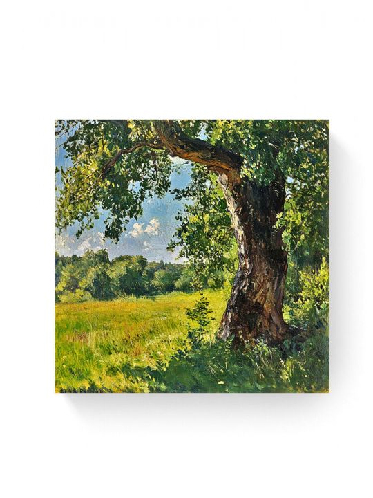 Алмазная мозаика на подрамнике «Великий дуб» 40x40 см