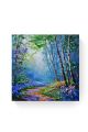 Алмазная мозаика на подрамнике «Березы» 30x30 см