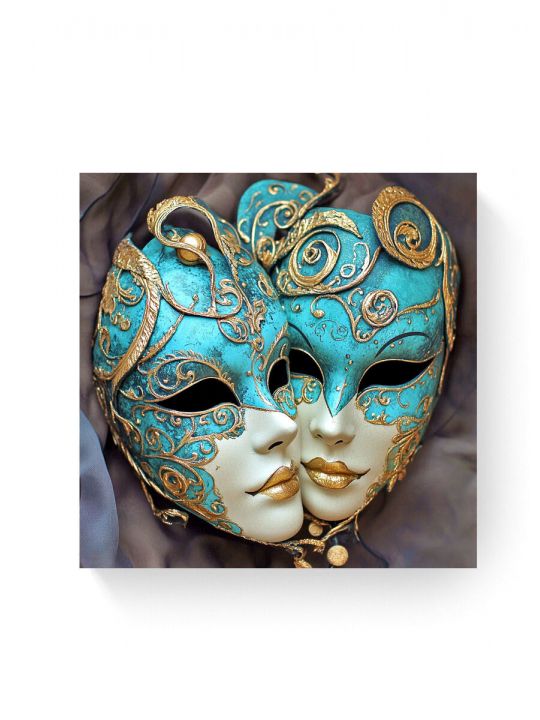 Алмазная мозаика на подрамнике «Маскарад» 30x30 см