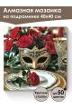 Алмазная мозаика на подрамнике «Маскарад» 40x40 см