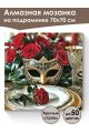Алмазная мозаика на подрамнике «Маскарад» 70x70 см