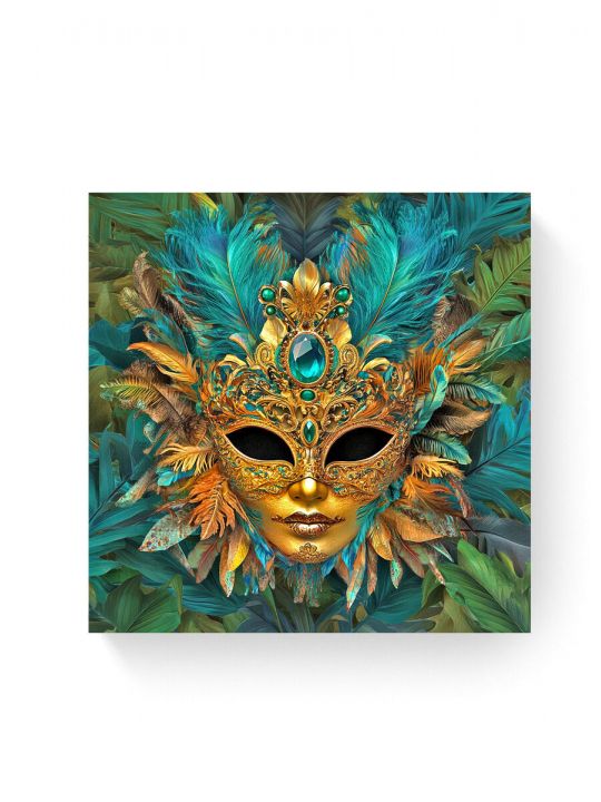 Алмазная мозаика на подрамнике «Маскарад» 40x40 см