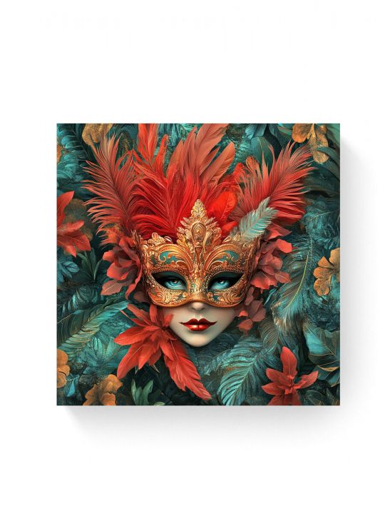 Алмазная мозаика на подрамнике «Маскарад» 30x30 см