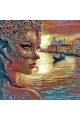 Алмазная мозаика на подрамнике «Маскарад» 50x50 см