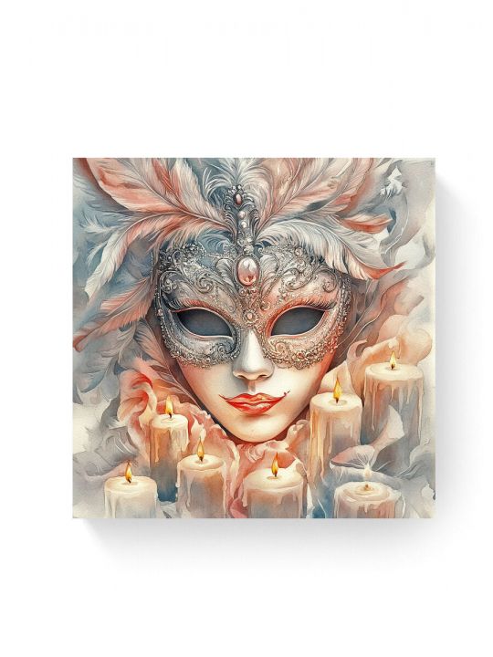 Алмазная мозаика на подрамнике «Маскарад» 40x40 см