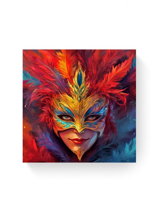 Алмазная мозаика на подрамнике «Маскарад» 30x30 см
